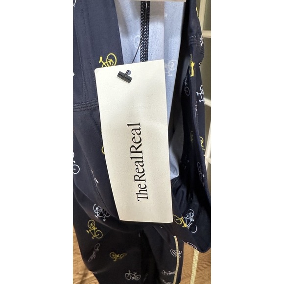 The Upside Navy Bicycle Print Leggings Activewear Pants Yoga Running Women's M - Picture 9 of 9